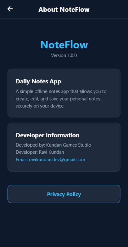 NoteFlow Screenshot 3